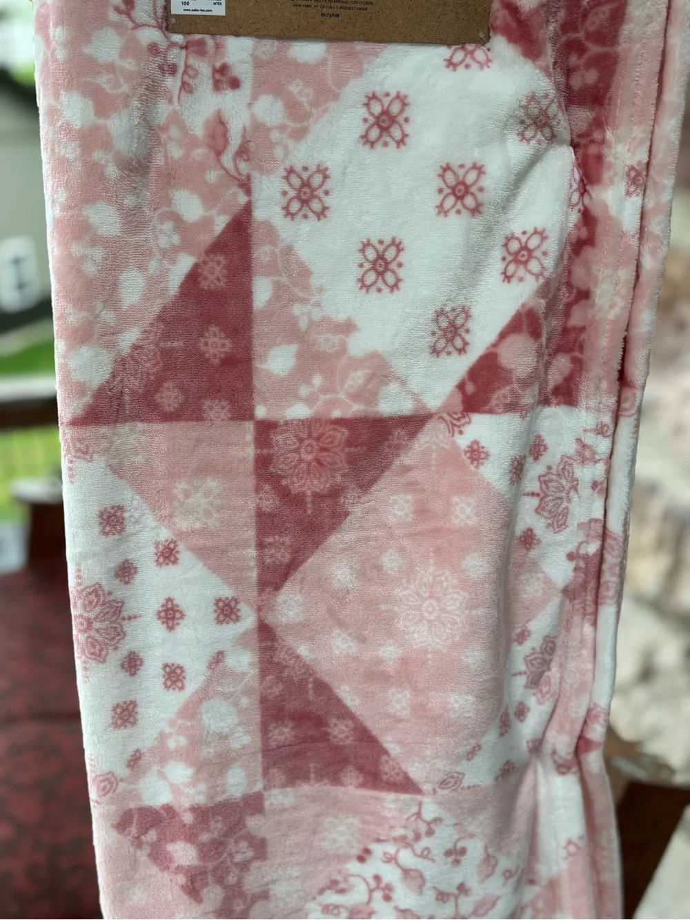 Nwt Wrangler Pink Paisley Twin Blanket